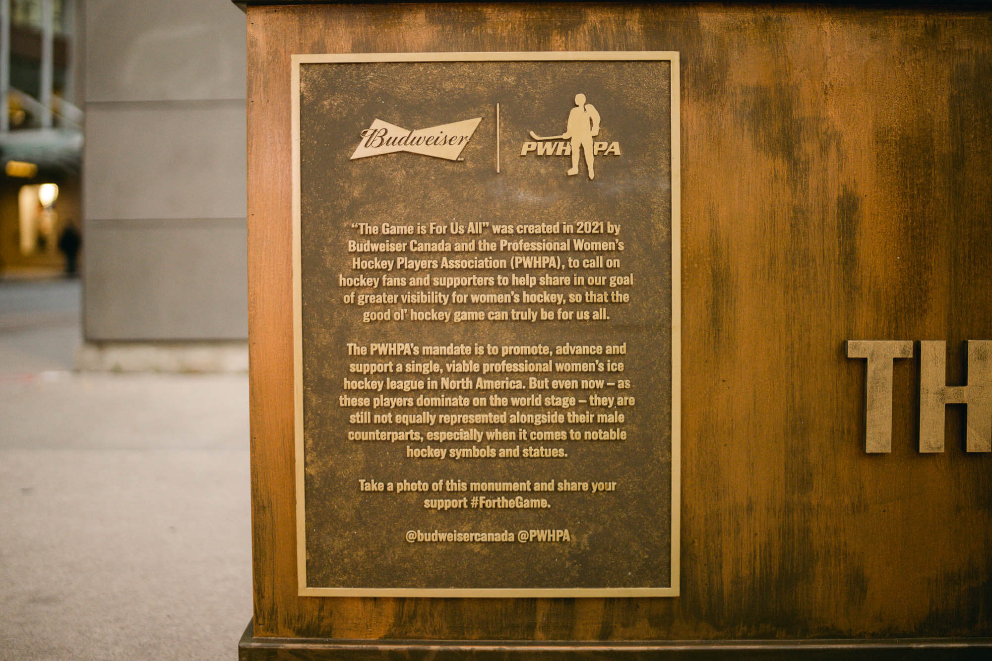 | PR In Canada Budweiser - This Game is For Us All
