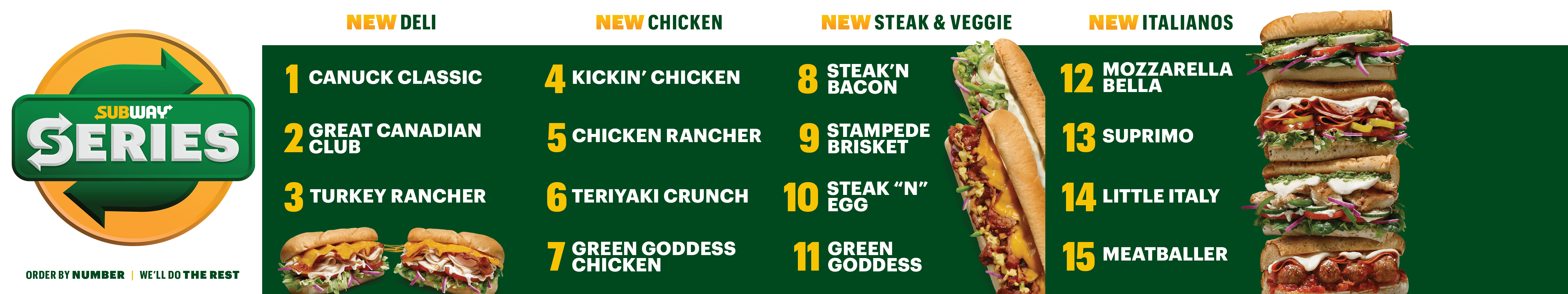 Subway Series Menu Board Commercial