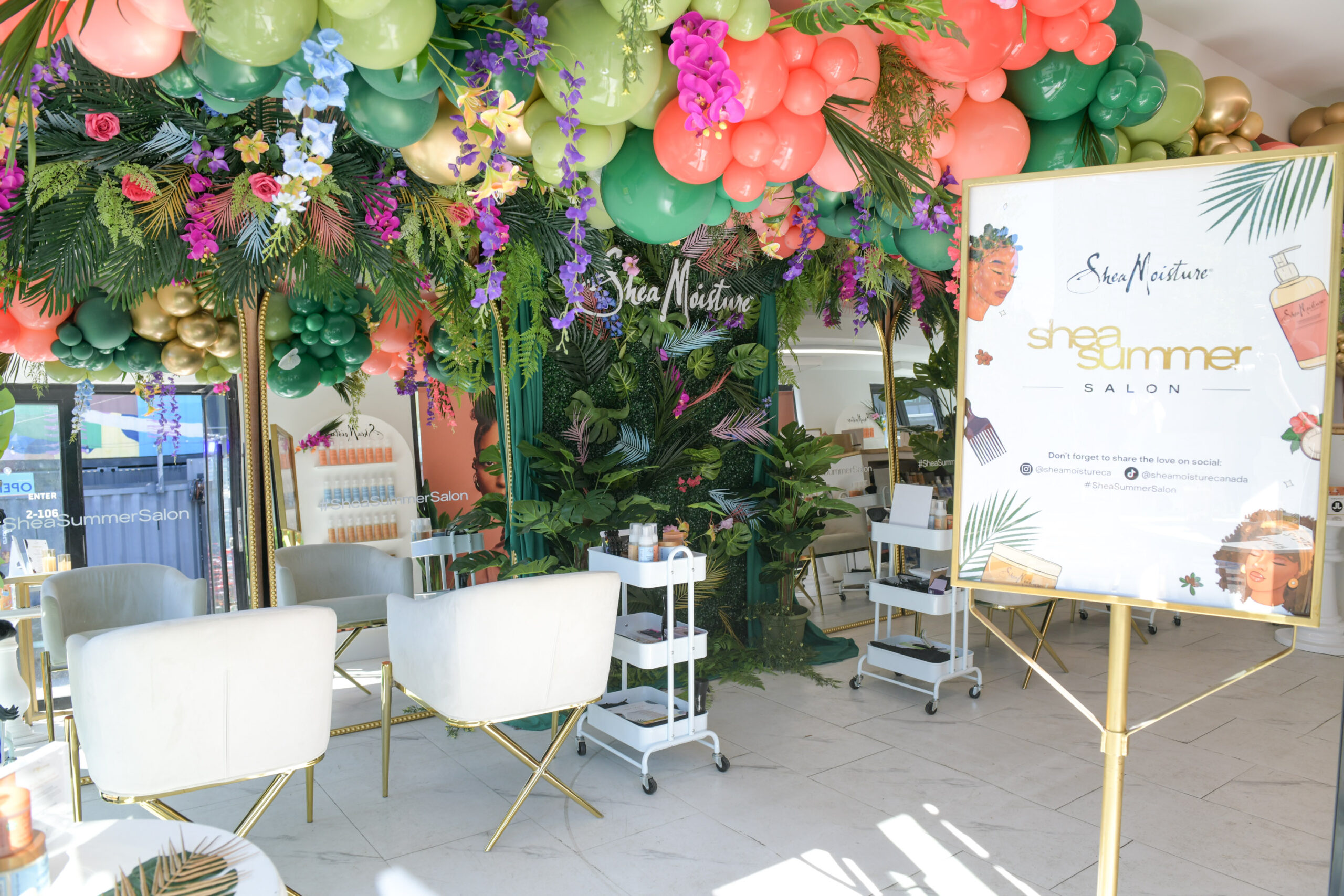 SheaMoisture Kicks Off Pop-Up Salon Experience, Shea Summer Salon Returns To Toronto [Photos]