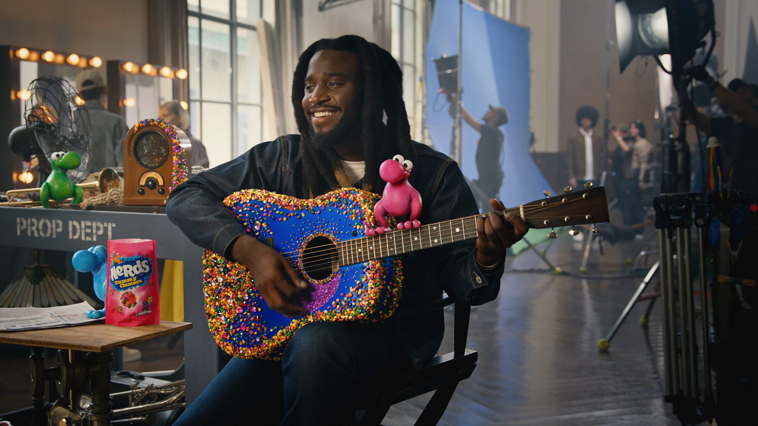 Shaboozey Stars In Super Bowl Teaser Ad For NERDS