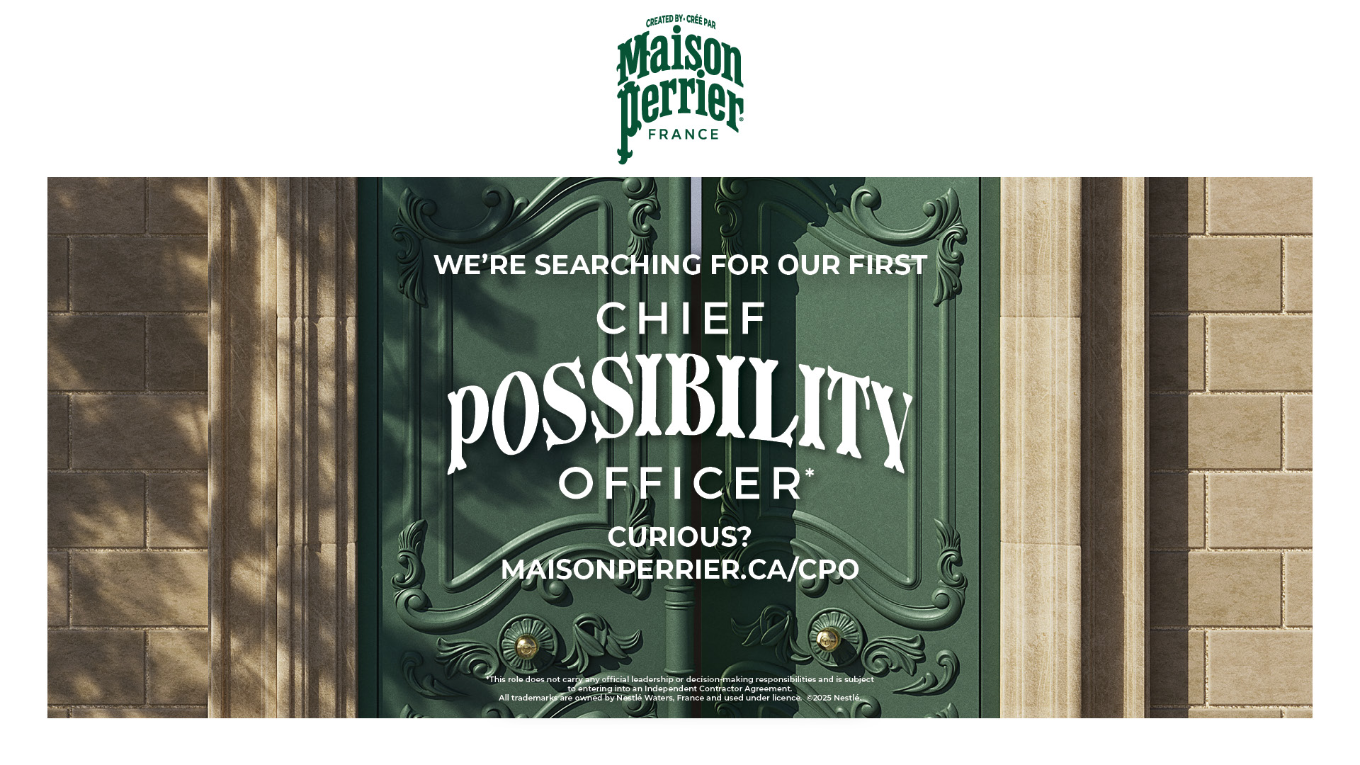 | PR In Canada MAISON PERRIER, the innovative house of premium sparkling beverages known for elevating everyday mome