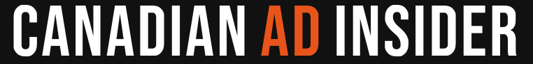 Logo for Canadian Ad Insider, with the word'AD' highlighted in orange.