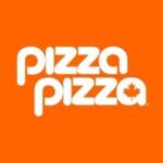 | PR In Canada Pizza Pizza logo in white on an orange background.